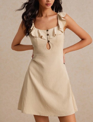 
						Rochie scurta SHEIN, crem