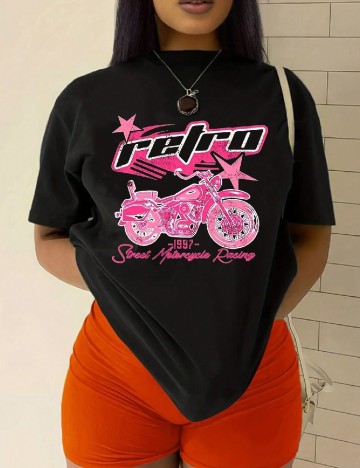 
						Tricou SHEIN CURVE, negru