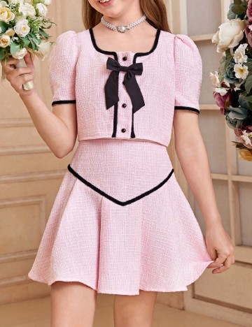 
						Compleu Shein Kids, roz