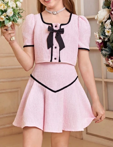 Compleu Shein Kids, roz