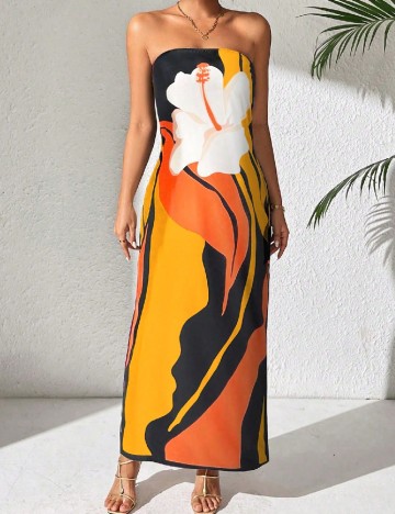 
						Rochie lunga SHEIN, mix culori