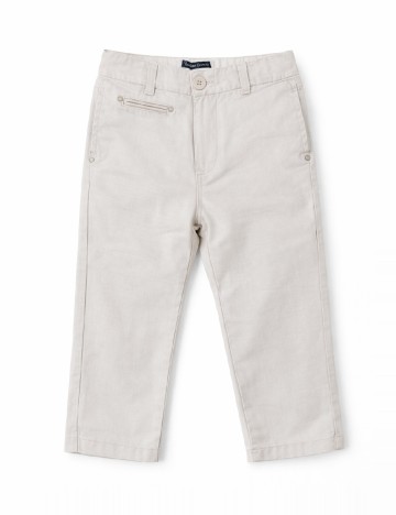 
						Pantaloni Zara, gri deschis