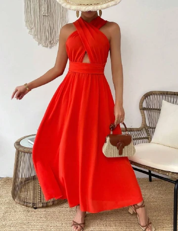 Rochie lunga SHEIN, rosu