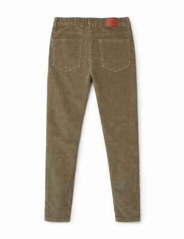 Pantaloni Zara, kaki