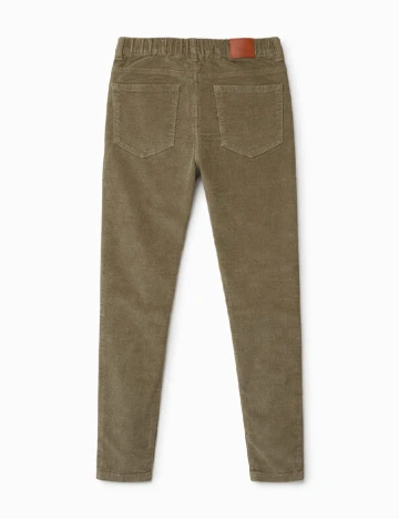 Pantaloni Zara, kaki
