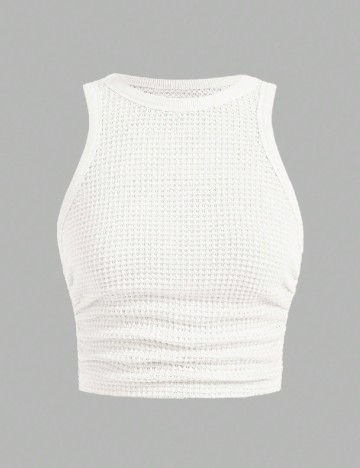 
						Top SHEIN CURVE, alb