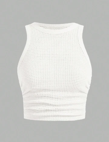 Top SHEIN CURVE, alb