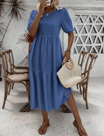 Rochie medie SHEIN, albastru