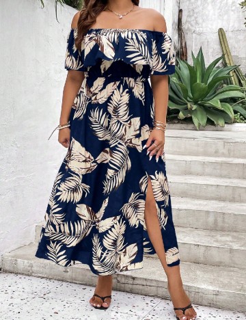 
						Rochie lunga SHEIN CURVE, bleumarin