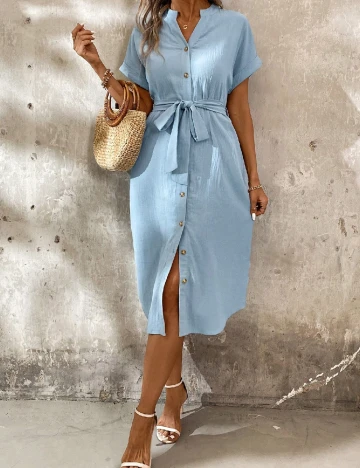 Rochie medie SHEIN CURVE, bleu