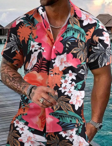 
						Camasa SHEIN, floral print