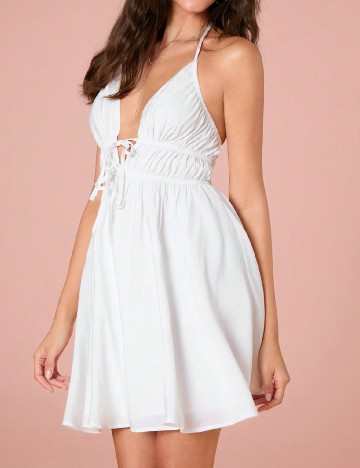 
						Rochie scurta SHEIN, alb