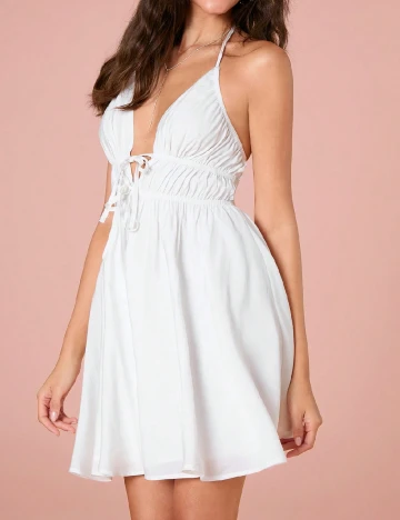 Rochie scurta SHEIN, alb