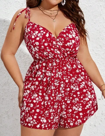 Salopeta SHEIN CURVE, rosu