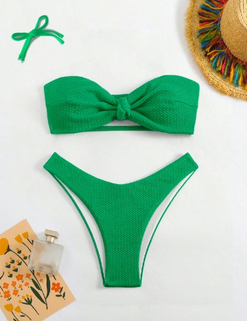 
						Costum de baie SHEIN, verde