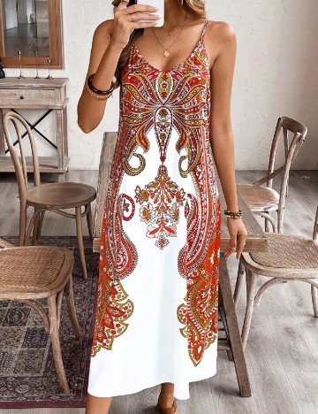 
						Rochie medie SHEIN, alb