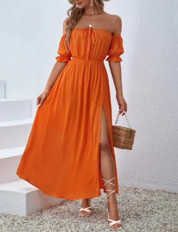 Rochie lunga SHEIN, portocaliu