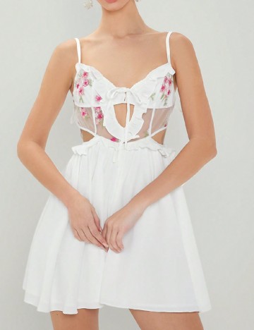 
						Rochie scurta SHEIN, alb