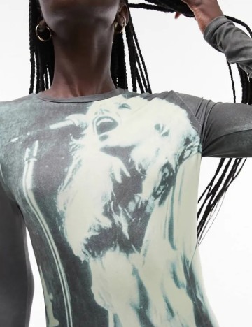 Bluza Top Shop, verde