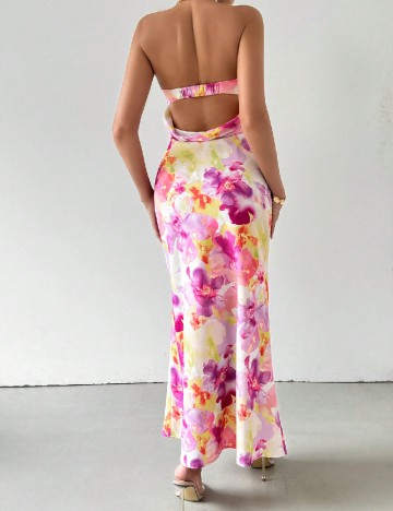 Rochie lunga SHEIN, floral print