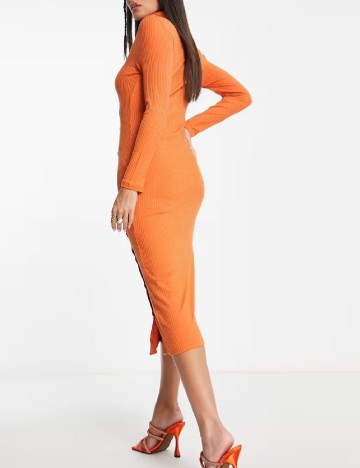 Rochie medie French Connection, portocaliu