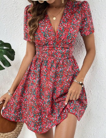 
						Rochie scurta SHEIN, floral print