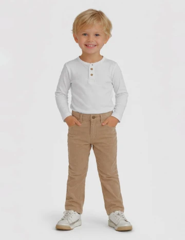 Pantaloni Zara, maro