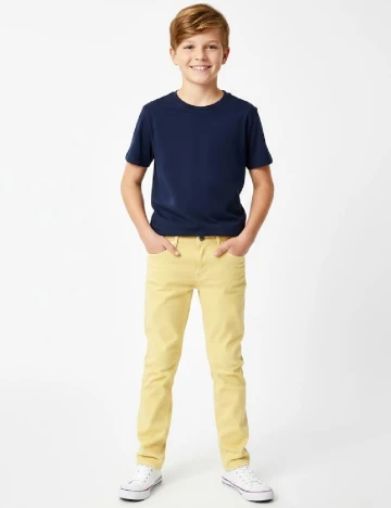 Pantaloni Zara, galben