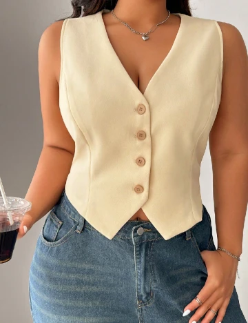 Vesta SHEIN CURVE, crem