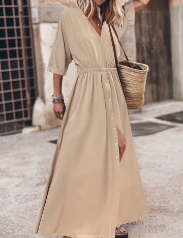 Rochie lunga SHEIN, bej