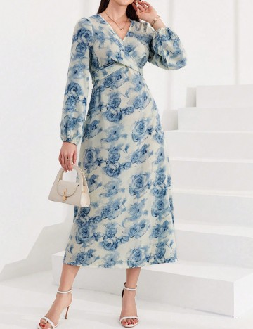 
						Rochie lunga SHEIN, floral print