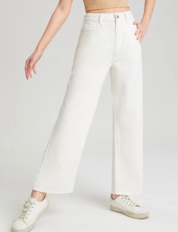 Blugi Shein Kids, alb