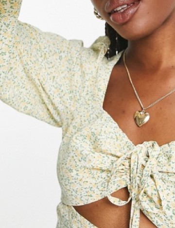 Rochie scurta NAANAA, floral print