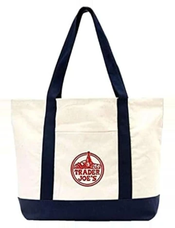 Geanta Trader Joes, ecru