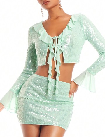 
						Compleu SHEIN, verde