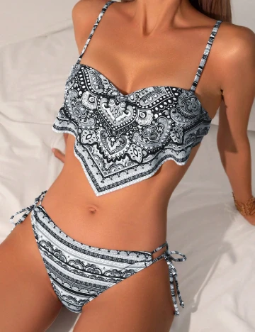 Costum de baie SHEIN, gri