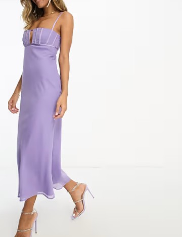 Rochie medie ASOS, mov