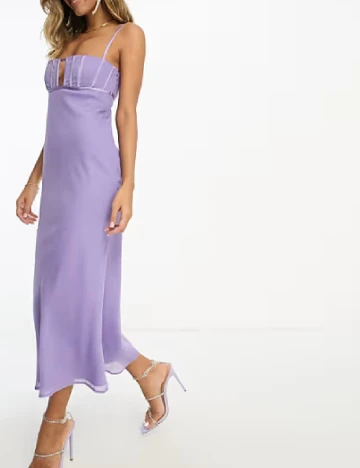 Rochie medie ASOS, mov