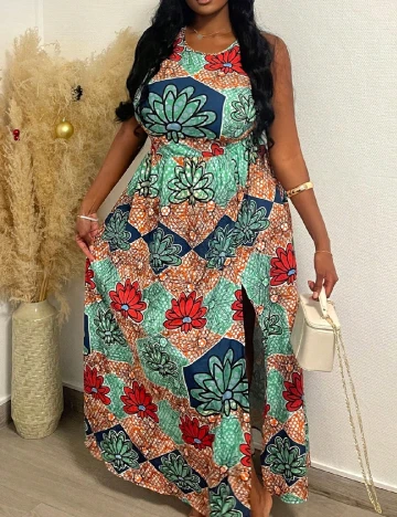 Rochie lunga SHEIN CURVE, mix culori