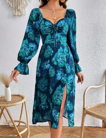 Rochie medie SHEIN, albastru