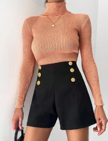 Pantaloni scurti SHEIN, negru