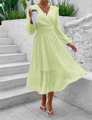 Rochie medie SHEIN, verde