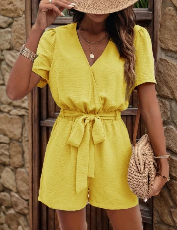 Salopeta SHEIN, galben