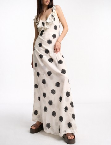 
						Rochie medie Another reason, crem