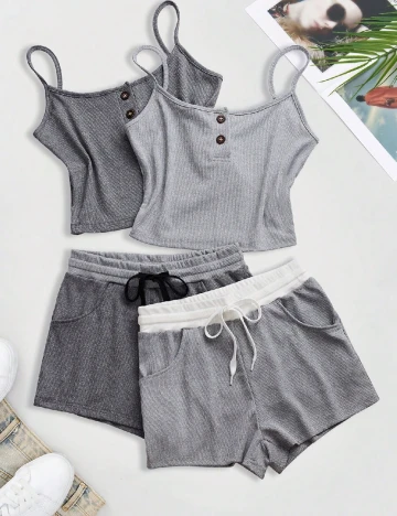 Set compleuri 2 bucati SHEIN, gri