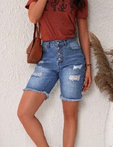 
						Pantaloni scurti SHEIN, albastru