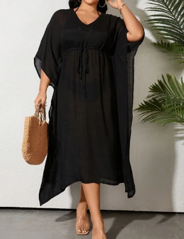 Rochie medie SHEIN CURVE, negru