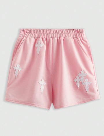 
						Pantaloni scurti SHEIN, roz