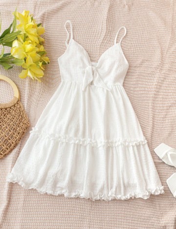 
						Rochie scurta SHEIN, alb