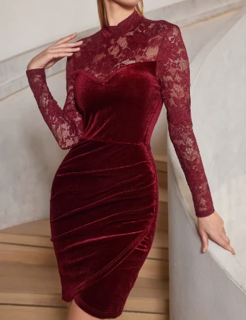 Rochie scurta SHEIN, visiniu